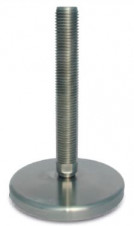 Stainless steel feet – heavy load – Stainless steel levelling feet Ø 159, 10° tilting screw, heavy load